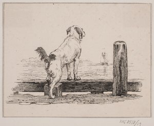 Hunden ved stranden af Johan Adolph Kittendorff