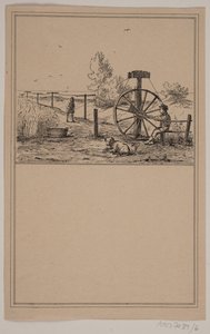 Rebslageren. Nr. 5 i Chr. Winther og M. Rørbye, "25 Billeder for små børn" af Johan Adolph Kittendorff