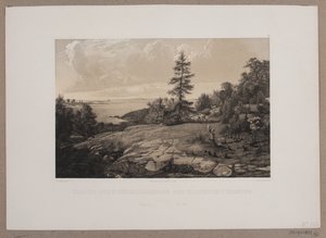 Udsigt over Skærgården ved Elleholm i Bleking. af Johan Adolph Kittendorff