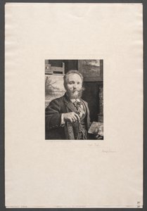 Selvportræt af Adolph Larsen
