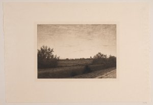 Sommeraften ved Rødovre af Adolph Larsen