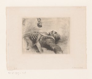 død husar af Adolph Menzel