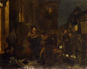 Et stop undervejs af Adolph Menzel
