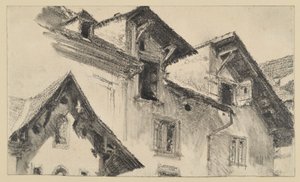 husgavle af Adolph Menzel