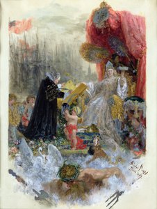 Æresborgerskabsdokument for byen Hamborg, 1887 af Adolph Menzel