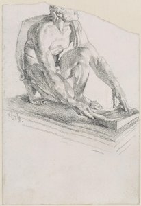 Den slibende skyter (afstøbning efter originalen i Uffizierne i Firenze) af Adolph Menzel