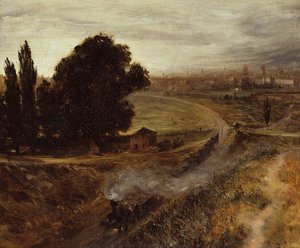 Berlin-Potsdam Jernbane, 1847 af Adolph Menzel