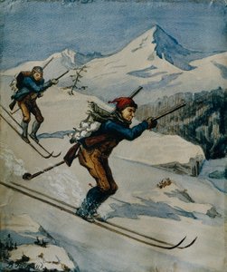 Fuglejægere (olie på lærred)