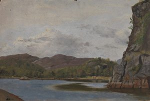 Fra kysten nær Mandal af Adolph Tidemand