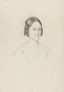 Kunstnerens kone, Johanne Tidemand af Adolph Tidemand