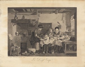 "Den afskårne finger" af Adolph Tidemand