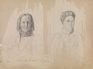 Pål Knutsen Enderud, Uvdal og kvinden af Adolph Tidemand
