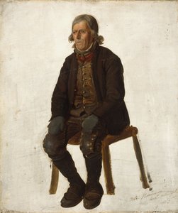 Portræt af Asle Hermandsøn fra Hallingdal af Adolph Tidemand