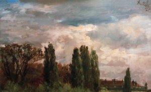 Udsigt over Prins Albrechts park af Adolph Menzel