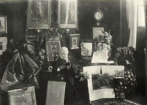 Menzel på sin 80-års fødselsdag / Foto af Adolph Menzel