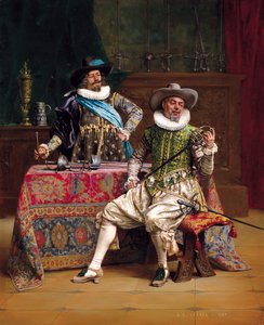 Kongens våbenhandlere af Adolphe Alexandre Lesrel