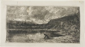 En klippe i sognet Rix af Adolphe Appian