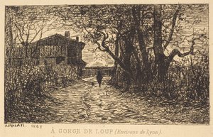 En kløft ved Loup af Adolphe Appian