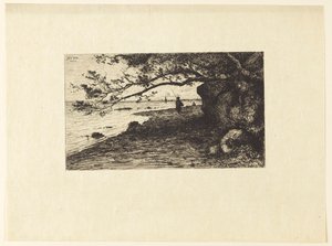 I Villefranche-sur-Mer (omkring Carqueiranne) af Adolphe Appian