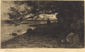 I Villefranche-sur-Mer af Adolphe Appian