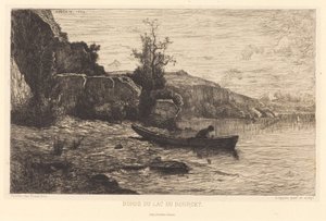 Kanter af Bourget-søen af Adolphe Appian