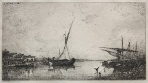 Kanal ved Martiques af Adolphe Appian