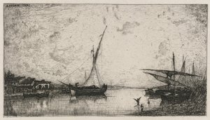 Kanal i Martigues af Adolphe Appian