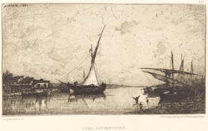 Martigues kanalen af Adolphe Appian