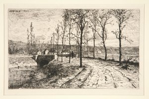Landsbyens indgang af Adolphe Appian