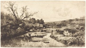 Landskab af Adolphe Appian