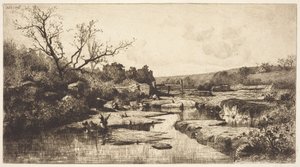 Landskab af Adolphe Appian
