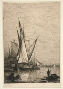 Havnen i Genova af Adolphe Appian