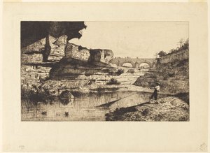 Hauteville Bridge af Adolphe Appian