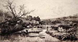 Kilden til Albarine-floden af Adolphe Appian
