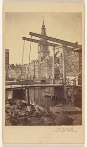 Amsterdam. Quai Raamgracht. af Adolphe Braun