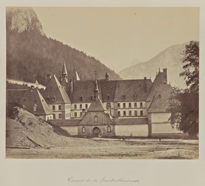 Klosteret i Grande-Chartreuse. af Adolphe Braun