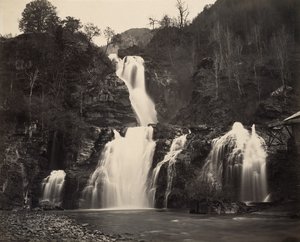 Reichenbachs fald, ca. 1860 (albumintryk)