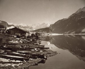 Brienz-søen af Adolphe Braun