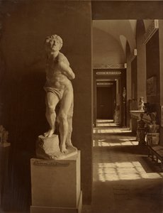 [»Den oprørske slave« af Michelangelo, Musée du Louvre] af Adolphe Braun