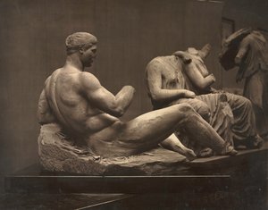 Skulpturer fra Parthenon, British Museum, ca. 1870