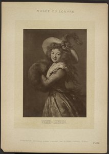[Selvportræt af Vigee-Lebrun, Louvre-museet] af Adolphe Braun