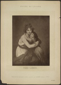 [»Kunstneren og hendes datter« af Vigee-Lebrun, Musée du Louvre] af Adolphe Braun