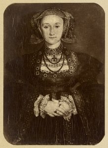 [Henrik VIII’s hustru af Hans Holbein, Musée du Louvre] af Adolphe Braun