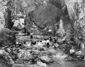 Cane River, Jamaica, c1905. af Adolphe Duperly and Son
