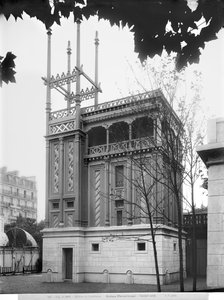 Phoenician House, Verdensudstilling, Paris, 1889 af Adolphe Giraudon