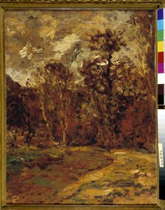 Efterårslandskab af Adolphe Joseph Thomas Monticelli
