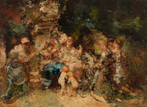 Hyldest af Adolphe Joseph Thomas Monticelli