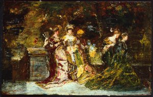Women in a Park, ca. 1858 (olie på lærred)