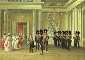 Den Heraldiske Sal i Vinterpaladset, Skt. Petersborg, 1838