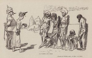 Hungersnød i Indien af Adolphe Leon Willette